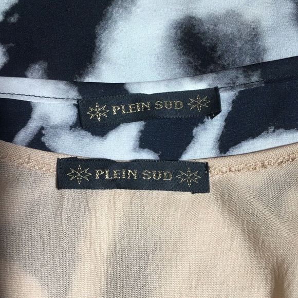 Plein Sud Silk Mini Dress Animal Print 36 0 2 XS - Picture 8 of 8